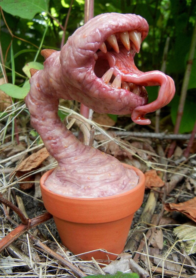 Illustration for article titled Mario Plant, Or Nightmare Fuel?